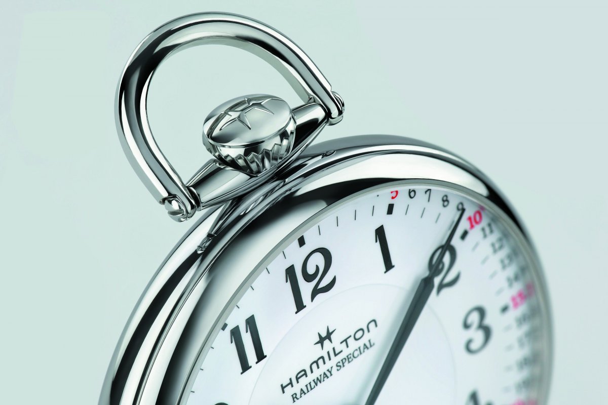 A Modern Take on a Luxury Classic: The Hamilton Railroad Pocket Watch