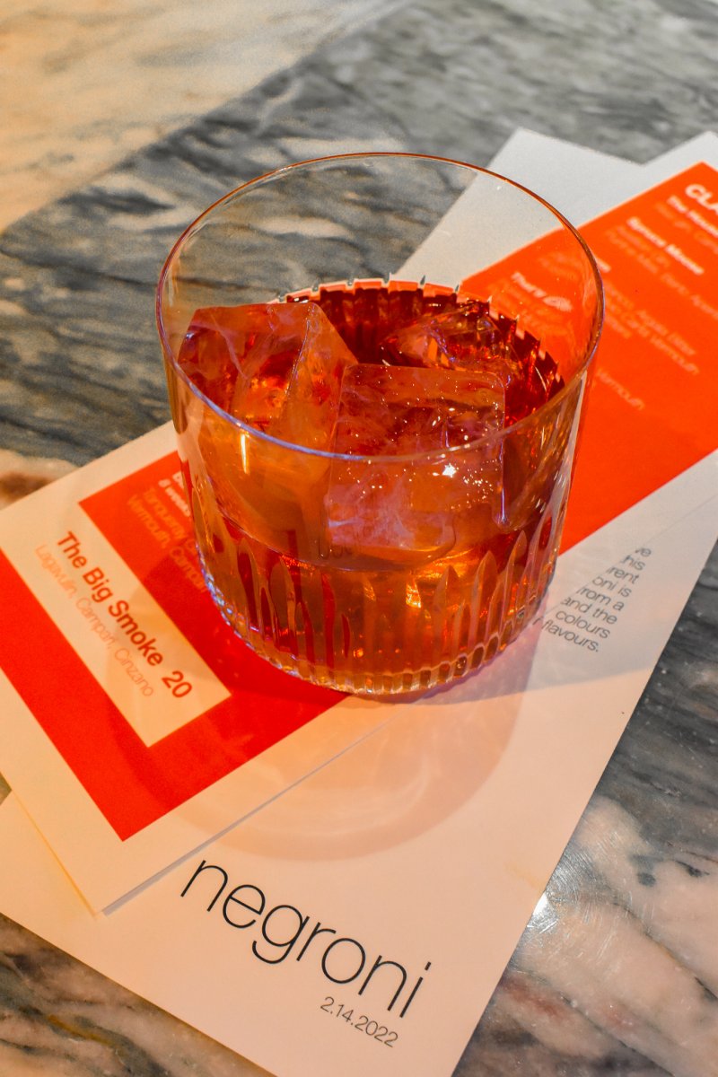 After Hours: Trattoria Milano Offers a Negroni in Milanese Style