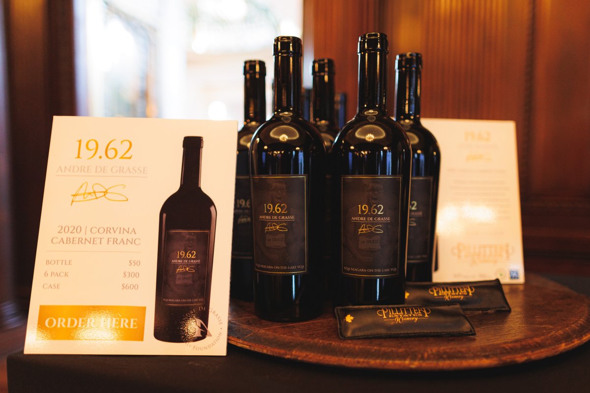 Andre De Grasse Expands his Brand With a Limited Edition Pillitteri Wine