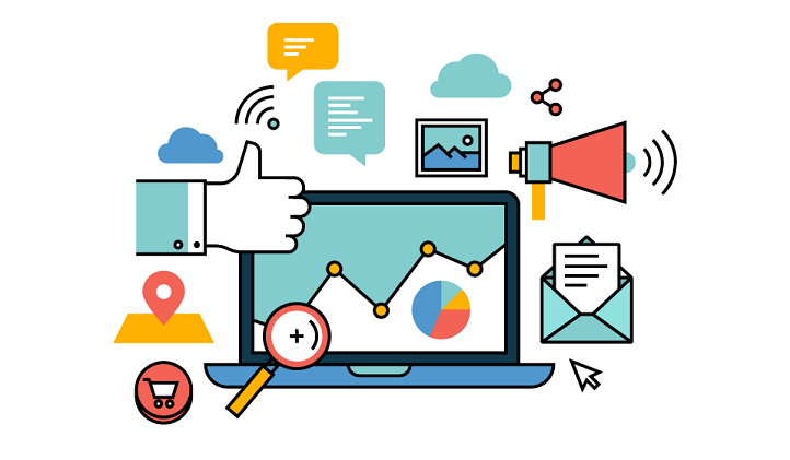 Illustration depicting the future digital professional landscape.