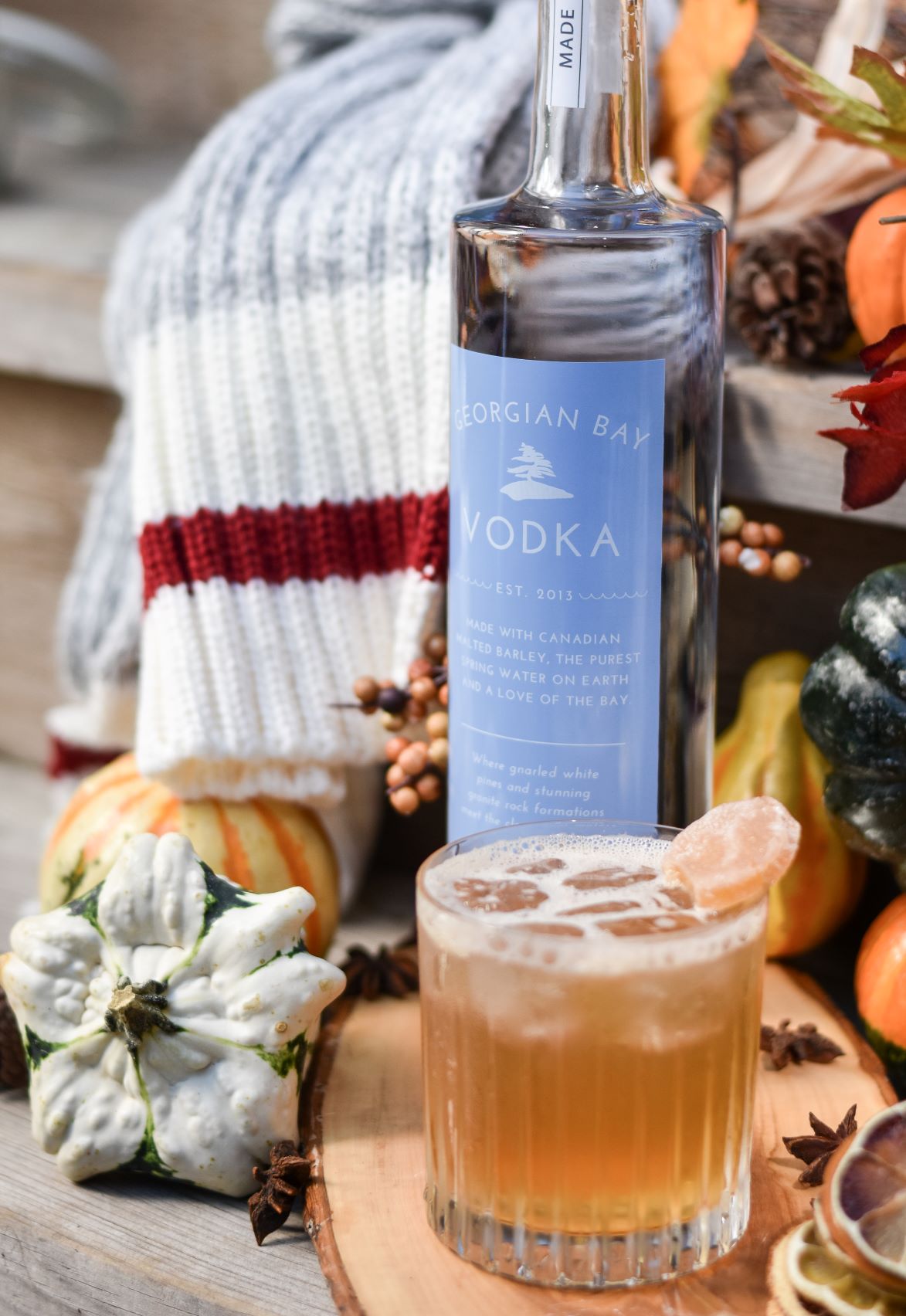 Georgian Bay Spirit Co.'s Autumn Knits is the perfect drink for this transitional weather