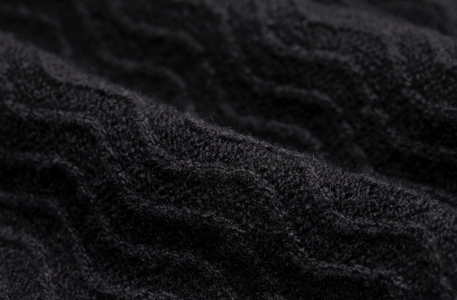 closeup of wool fibers