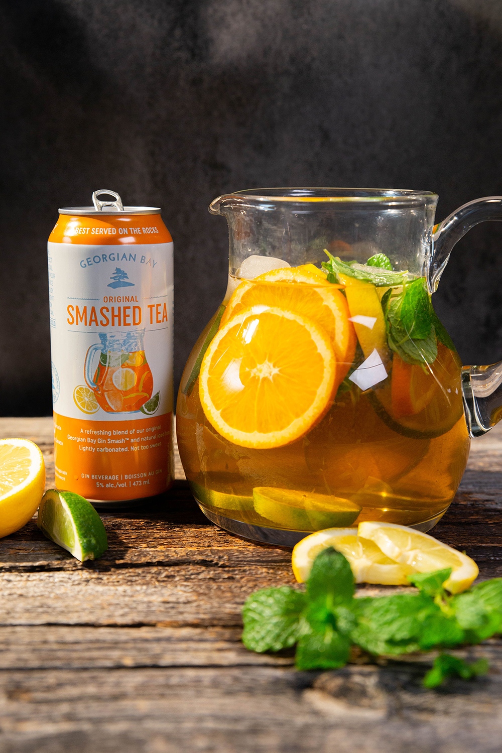 Georgian Bay Gin Smashed Tea is Ideal for Dockside Sipping