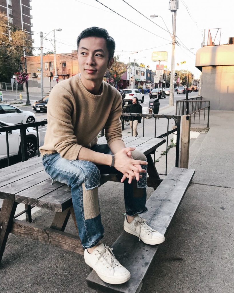 Marcus Kan on bench