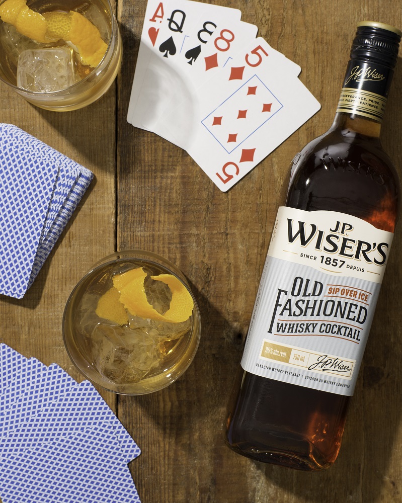JP Wisers new ready-to-serve Old Fashioned is an easy solution to making classic cocktails at home