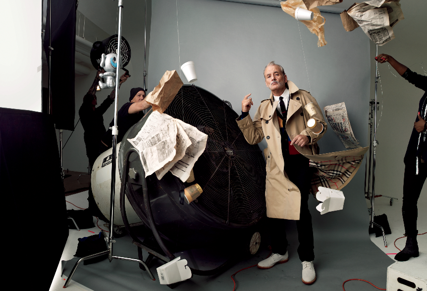 Jim Moore GQ Photo Shoot with Bill Murray