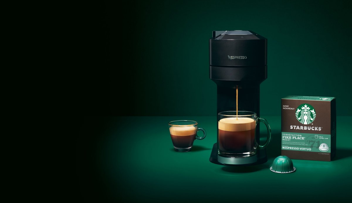 Nestlé Brings the Café Home with Starbucks ® Coffee Capsules by Nespresso ® for Vertuo