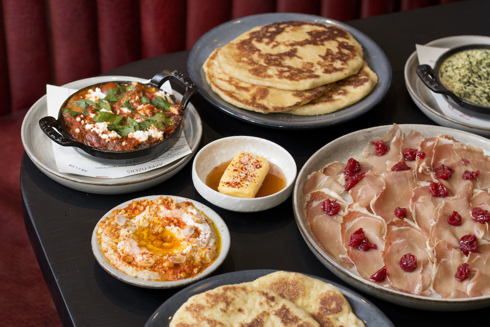 At, Momofuku Kojin, a clean Japanese aesthetic meets a mean, Argentinian-style wood grill