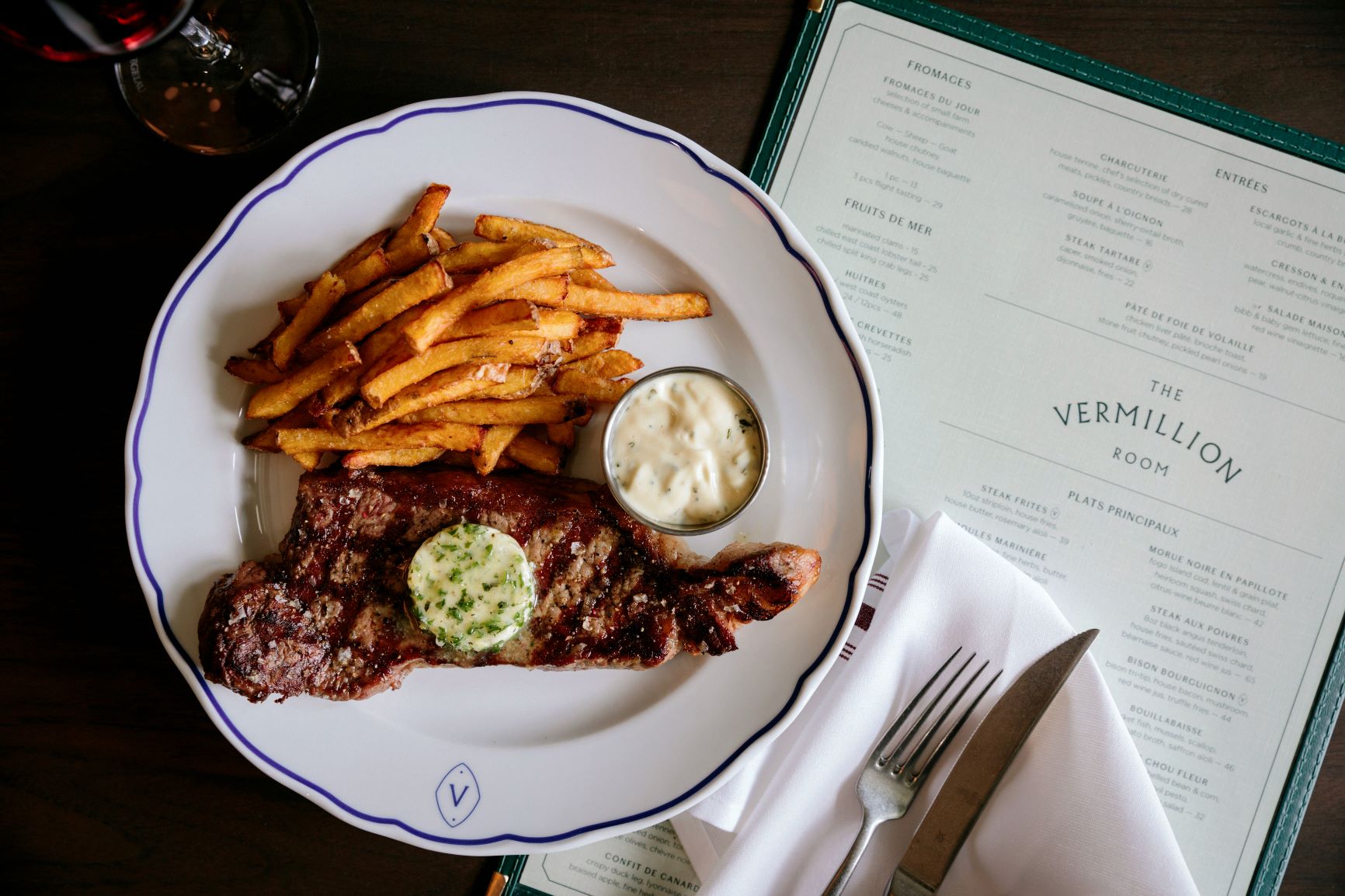 The Vermillion Room restaurant