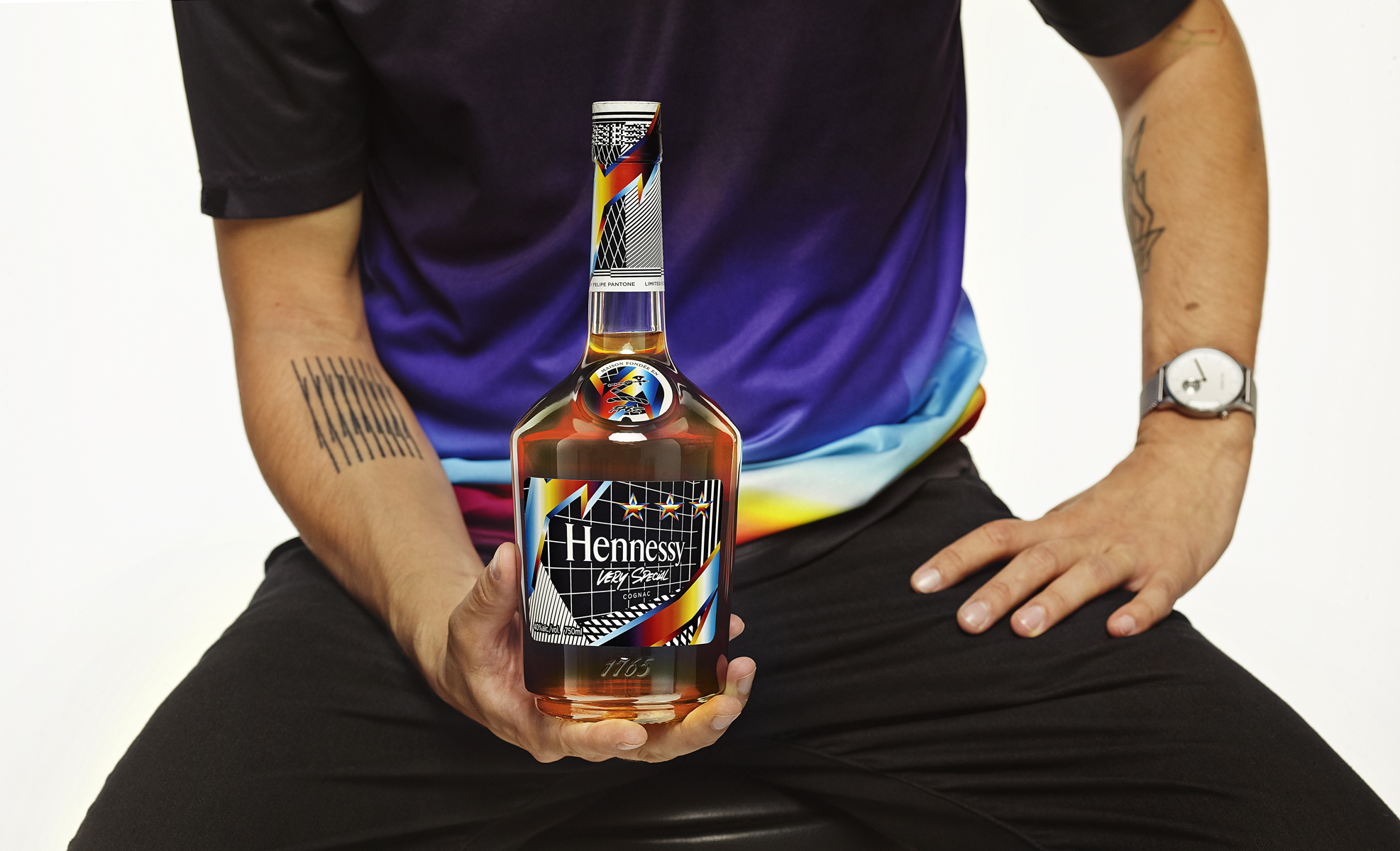 This Very Special Limited Edition Hennessy Bottle is at the Cutting-Edge of Street Art