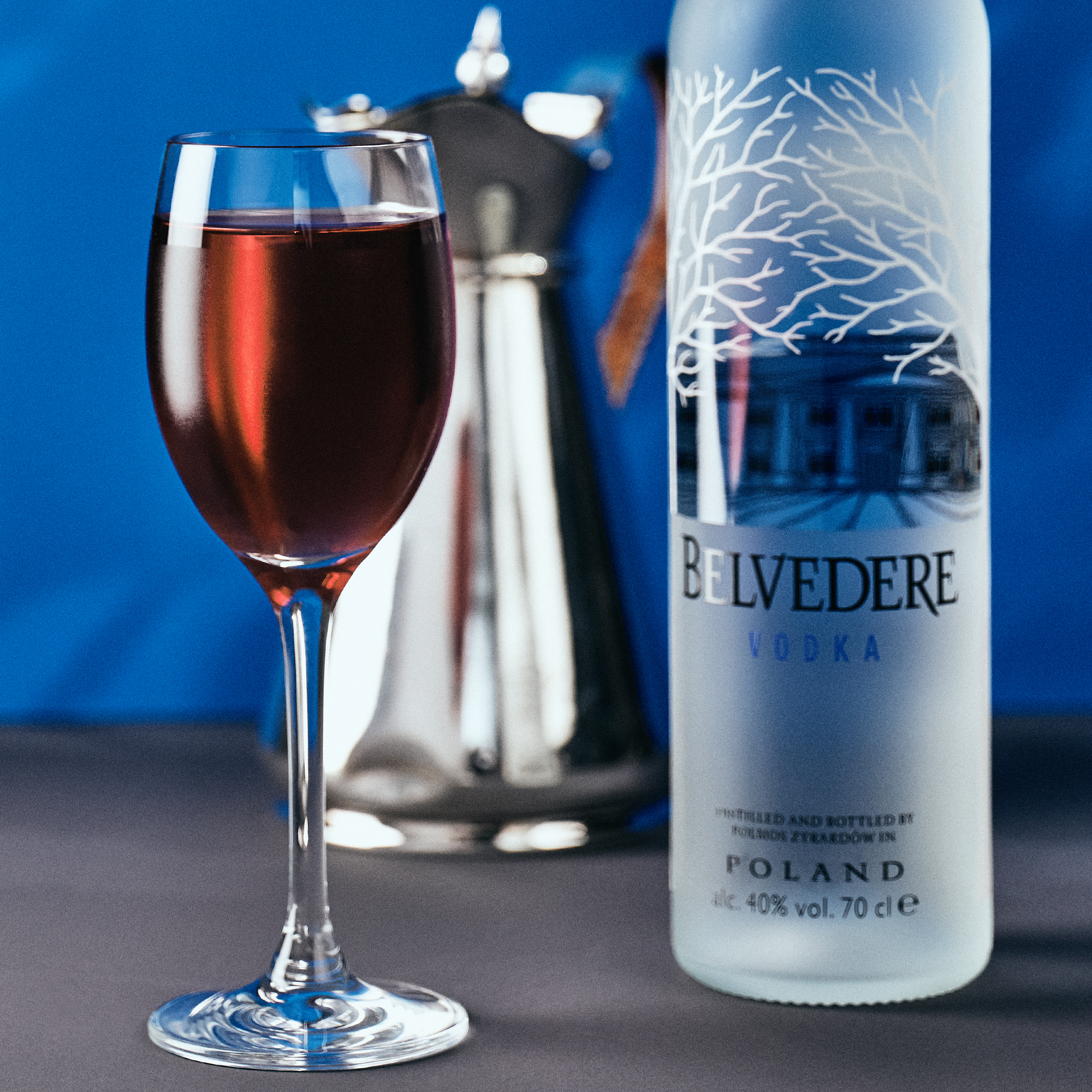 Try this Decanter Martini with Belvedere Vodka for the Ultimate Winter Drink