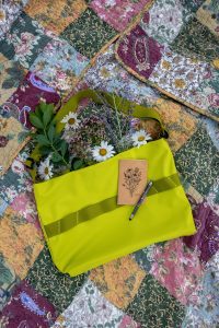 messenger bag blanket flowers