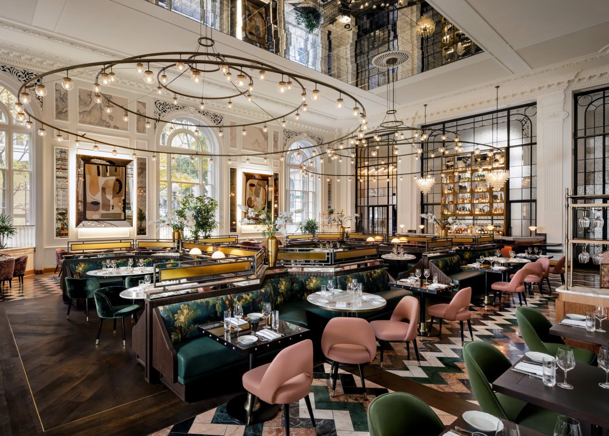 The George dining room in Seattle's Fairmont Olympic.